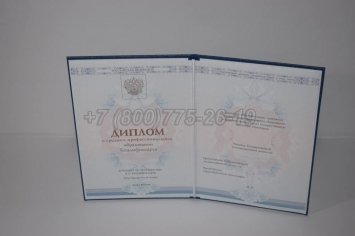 Диплом Техникума 2018г ГОЗНАК во Владивостоке