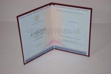 Аттестат За 11 Класс 2014г Золото СпецБланк во Владивостоке