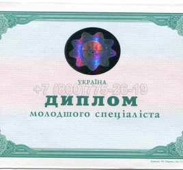 Диплом Техникума Украины 2002г во Владивостоке